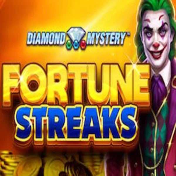 Diamond Mystery Fortune Streaks slot logo by Greentube at Slotmonkey Casino
