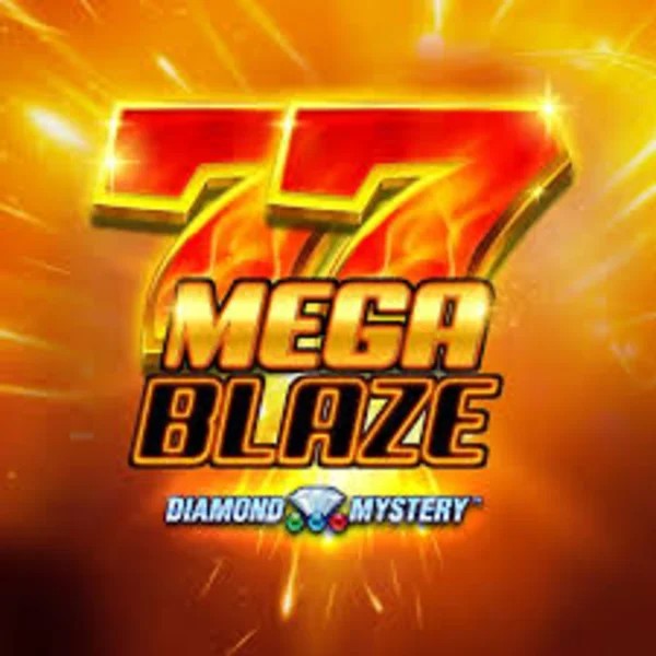 Diamond Mystery Mega Blaze slot logo by Greentube at Slotmonkey Casino