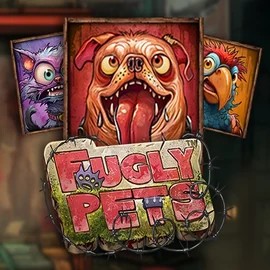 Slots logo of Fugly Pets from Stakelogic at Slotmonkey Casino