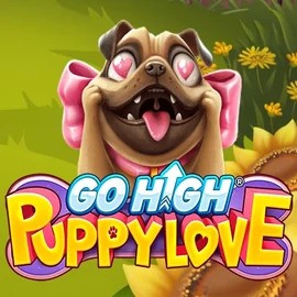 Go High Puppy Love by RubyPlay, showcased at slottmonkey.nl – game logo