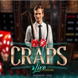 Live Craps slot icon by Evolution, available at Slotmonkey Casino