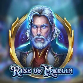 Rise of Merlin online game logo by Play'n GO on slottmonkey.nl